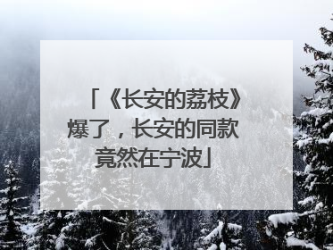 《长安的荔枝》爆了，长安的同款竟然在宁波
