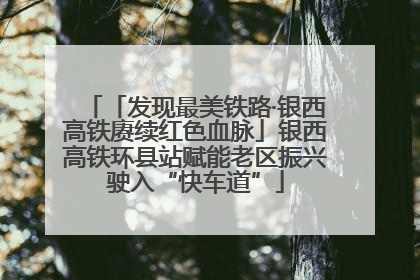 「发现最美铁路·银西高铁赓续红色血脉」银西高铁环县站赋能老区振兴驶入“快车道”