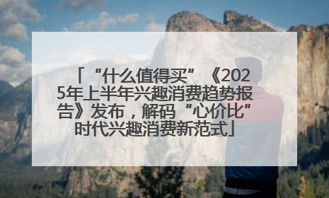 “什么值得买”《2025年上半年兴趣消费趋势报告》发布，解码“心价比”时代兴趣消费新范式