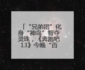 “兄弟团”化身“神鸟”智夺灵珠，《奔跑吧13》今晚“百谷之王”花落谁家？