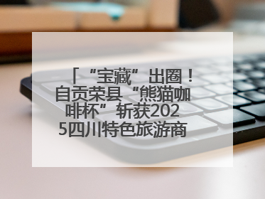 “宝藏”出圈！自贡荣县“熊猫咖啡杯”斩获2025四川特色旅游商品大赛铜奖