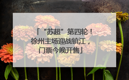 “苏超”第四轮！徐州主场迎战镇江，门票今晚开售