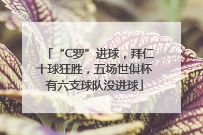 “C罗”进球，拜仁十球狂胜，五场世俱杯有六支球队没进球