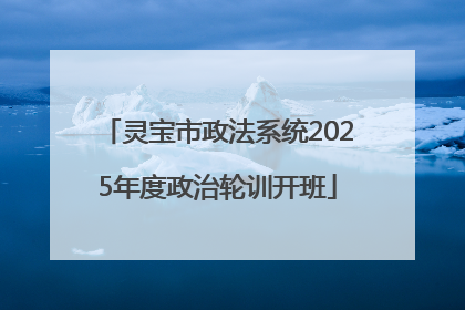 灵宝市政法系统2025年度政治轮训开班