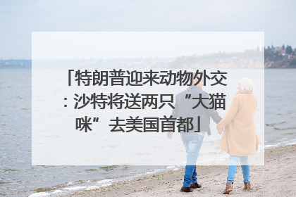 特朗普迎来动物外交：沙特将送两只“大猫咪”去美国首都