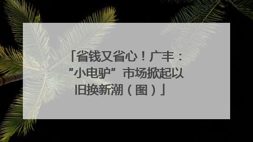 省钱又省心！广丰：“小电驴”市场掀起以旧换新潮（图）