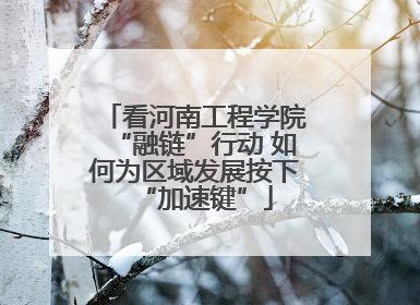 看河南工程学院“融链”行动 如何为区域发展按下“加速键”