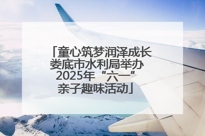 童心筑梦润泽成长 娄底市水利局举办2025年“六一”亲子趣味活动