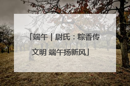 端午｜尉氏：粽香传文明 端午扬新风