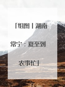 组图丨湖南常宁：夏至到 农事忙