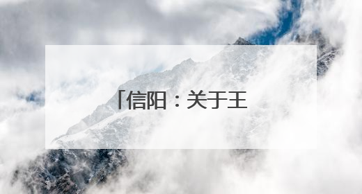 信阳：关于王涛等4名同志拟任职务的公示