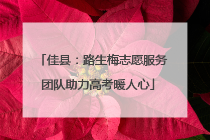 佳县：路生梅志愿服务团队助力高考暖人心