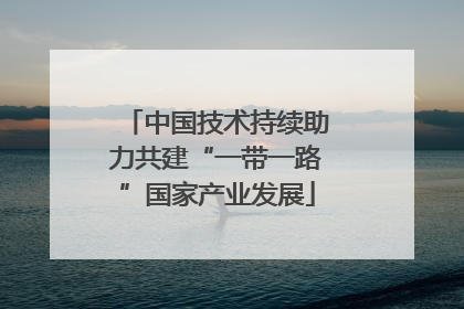 中国技术持续助力共建“一带一路”国家产业发展