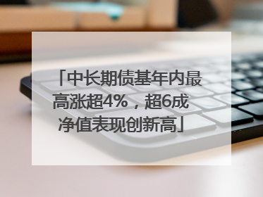 中长期债基年内最高涨超4%，超6成净值表现创新高
