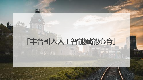丰台引入人工智能赋能心育