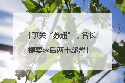 事关“苏超”，省长提要求后两市部署
