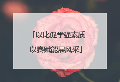 以比促学强素质 以赛赋能展风采