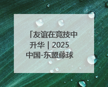 友谊在竞技中升华｜2025中国-东盟藤球邀请赛开赛 贵州惠水燃动“空中芭蕾”
