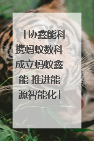 协鑫能科携蚂蚁数科成立蚂蚁鑫能 推进能源智能化