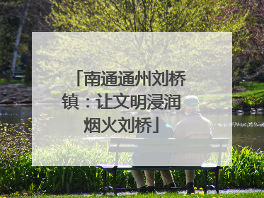 南通通州刘桥镇：让文明浸润烟火刘桥