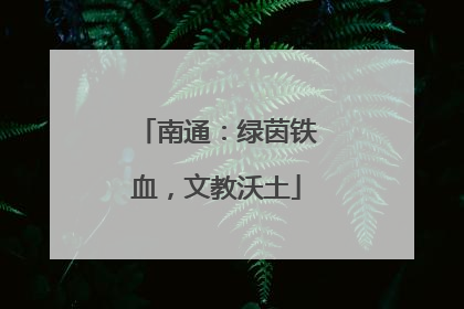 南通：绿茵铁血，文教沃土