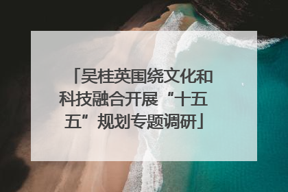 吴桂英围绕文化和科技融合开展“十五五”规划专题调研