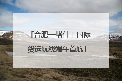 合肥—塔什干国际货运航线端午首航