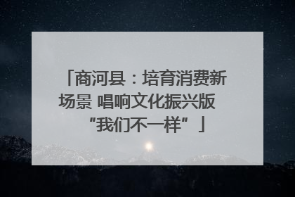 商河县：培育消费新场景 唱响文化振兴版“我们不一样”