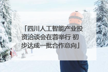 四川人工智能产业投资洽谈会在蓉举行 初步达成一批合作意向