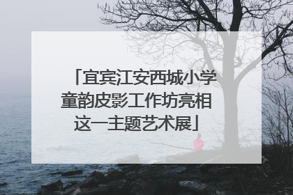 宜宾江安西城小学童韵皮影工作坊亮相这一主题艺术展