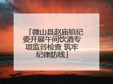 微山县赵庙镇纪委开展午间饮酒专项监督检查 筑牢纪律防线