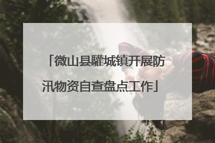 微山县驩城镇开展防汛物资自查盘点工作