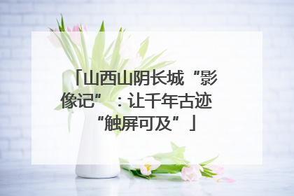 山西山阴长城“影像记”：让千年古迹“触屏可及”