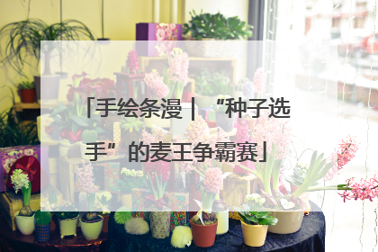 手绘条漫｜“种子选手”的麦王争霸赛