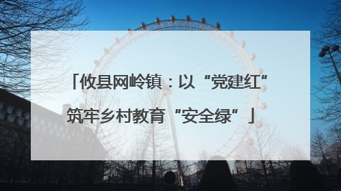 攸县网岭镇：以“党建红”筑牢乡村教育“安全绿”