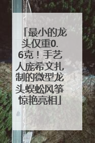 最小的龙头仅重0.6克！手艺人庞希文扎制的微型龙头蜈蚣风筝惊艳亮相