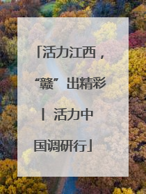 活力江西，“赣”出精彩 丨 活力中国调研行