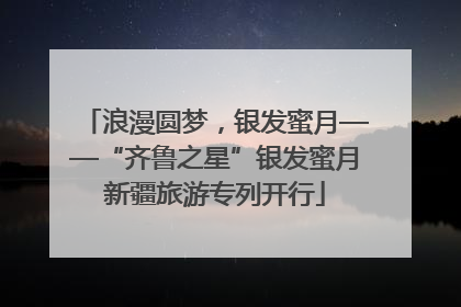 浪漫圆梦，银发蜜月——“齐鲁之星”银发蜜月新疆旅游专列开行