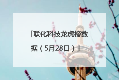 联化科技龙虎榜数据（5月28日）