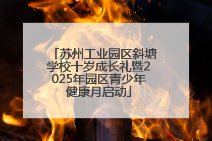 苏州工业园区斜塘学校十岁成长礼暨2025年园区青少年健康月启动