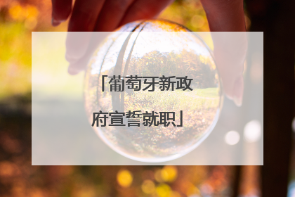葡萄牙新政府宣誓就职