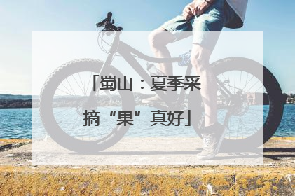 蜀山：夏季采摘“果”真好