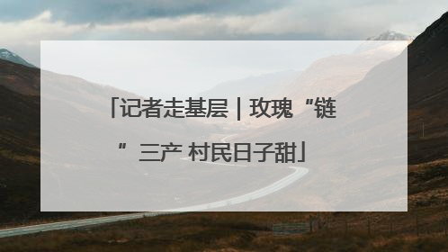 记者走基层｜玫瑰“链”三产 村民日子甜