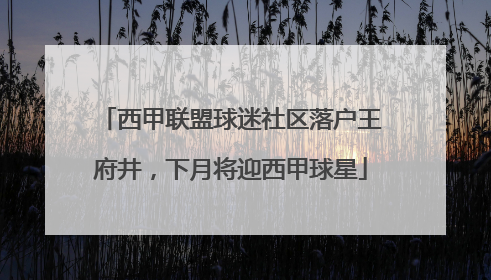 西甲联盟球迷社区落户王府井，下月将迎西甲球星