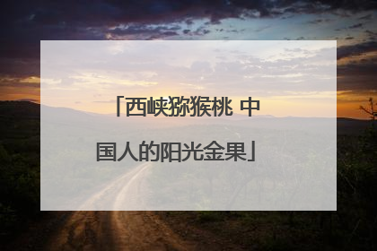 西峡猕猴桃 中国人的阳光金果