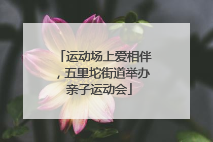 运动场上爱相伴，五里坨街道举办亲子运动会