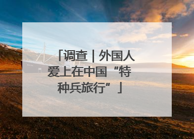 调查｜外国人爱上在中国“特种兵旅行”