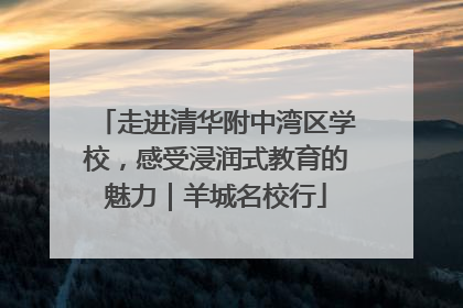 走进清华附中湾区学校，感受浸润式教育的魅力｜羊城名校行