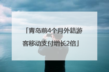 青岛前4个月外籍游客移动支付增长2倍