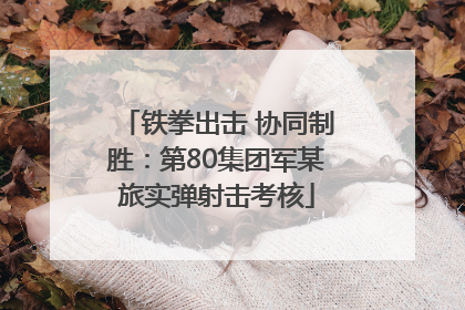 铁拳出击 协同制胜：第80集团军某旅实弹射击考核